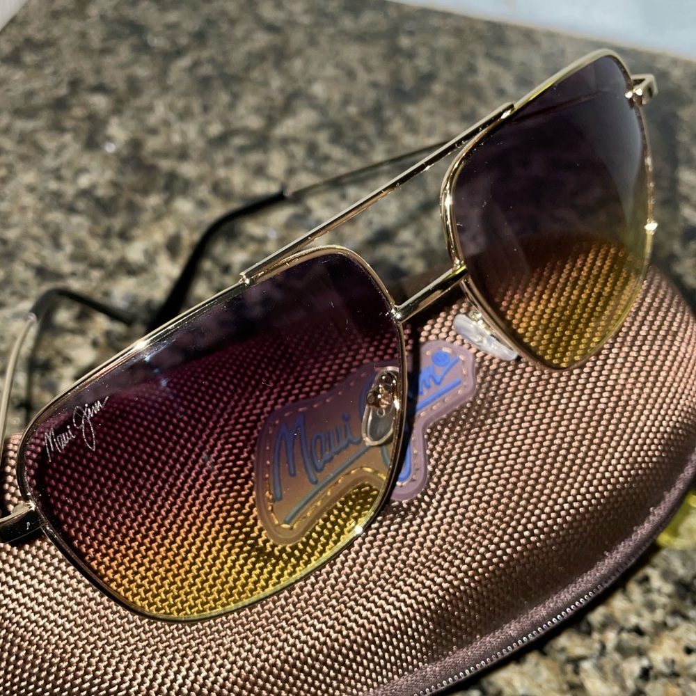Maui Jim Aviator Polarized Sunglasses Kami Style
